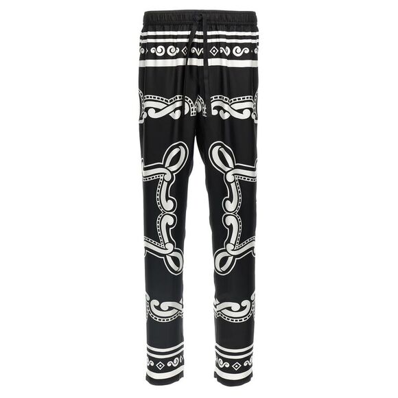 Dolce & Gabbana Men Silk Pants